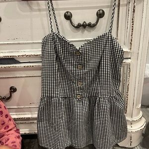 Buffalo plaid peplum